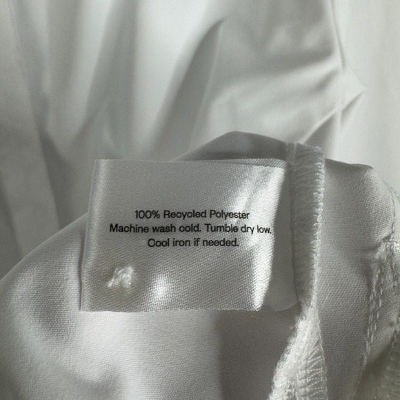 Ministry of Supply 1/2 Buttoned White Top Shirt women XXXL Long sleeve Blouse - Picture 4 of 4